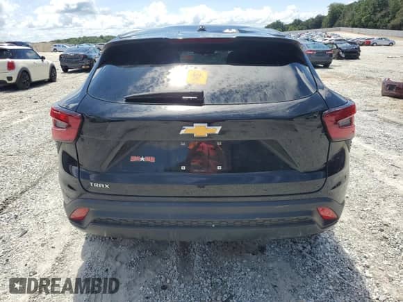 2024 Chevrolet Trax LS with VIN KL77LFE2XRC116141, listed as a Copart auction lot 67566295 with Not provided miles and Salvage title. Bid and sale history available at DreamBid. Image 6.