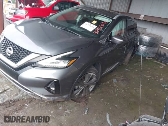 2020 Nissan Murano Platinum with VIN 5N1AZ2DSXLN116505, listed as a IAAI auction lot 42435670 with 27,260 mi miles and . Bid and sale history available at DreamBid. Image 2.