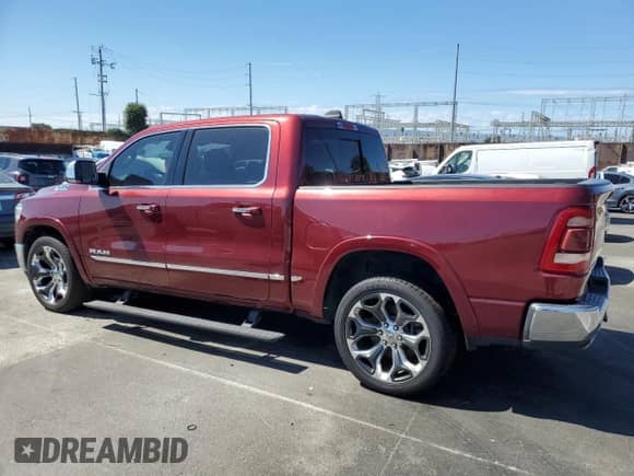 2019 Ram 1500 Limited z VIN 1C6SRFHT4KN670258, wystawiony jako Copart lot #82113155 z przebiegiem 91 973 mil mil oraz Szkoda całkowita • Salvage title. Historia ofert i sprzedaży dostępna na DreamBid. Obrazek 2.