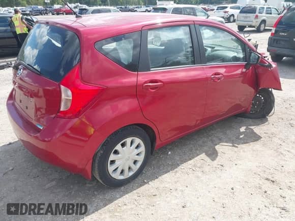 2015 Nissan Note S Plus with VIN 3N1CE2CP7FL386269, listed as a IAAI auction lot 43106478 with 54,525 mi miles and . Bid and sale history available at DreamBid. Image 4.