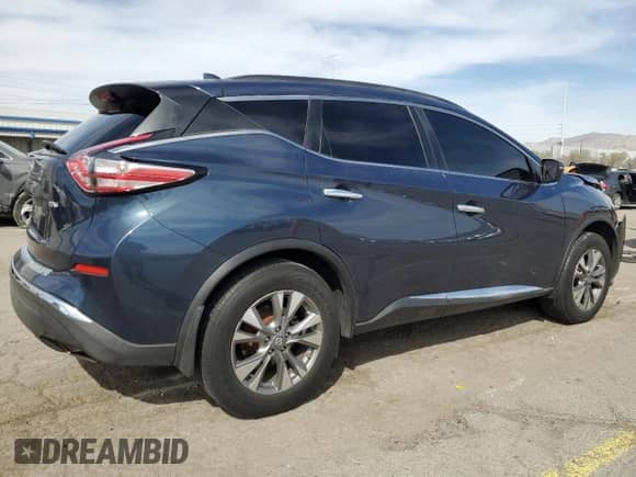 2017 Nissan Murano SV with VIN 5N1AZ2MG8HN200728, listed as a Copart auction lot 50224945 with 108,344 mi miles and Salvage title. Bid and sale history available at DreamBid. Image 3.
