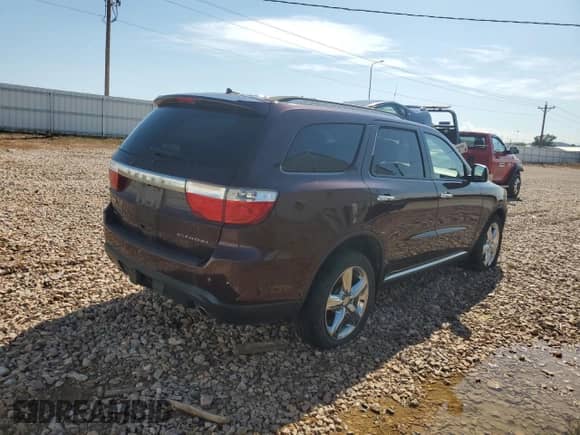 2012 Dodge Durango Citadel with VIN 1C4SDJET9CC322807, listed as a Copart auction lot 67853915 with 175,067 mi miles and Clean title. Bid and sale history available at DreamBid. Image 3.