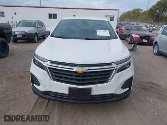 2024 Chevrolet Equinox LS with VIN 3GNAXSEG6RL189553, listed as a IAAI auction lot 43467405 with 83,613 mi miles and . Bid and sale history available at DreamBid. Image 13.