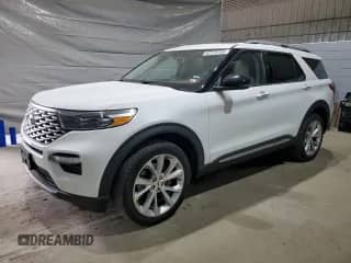 2021 Ford Explorer Platinum с VIN 1FM5K8HC5MGC46595, выставлен на аукционе Copart как лот 62270105 с пробегом 34 017 миль миль и Списание • Salvage title. История ставок и продаж доступна на DreamBid. Изображение 1.