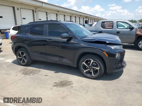 2022 Chevrolet TrailBlazer RS with VIN KL79MUSL9NB140566, listed as a Copart auction lot 64647065 with 28,559 mi miles and Salvage title. Bid and sale history available at DreamBid. Image 4.