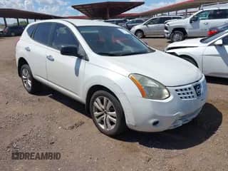2009 Nissan Rogue S with VIN JN8AS58TX9W047139, listed as a IAAI auction lot 43179458 with 122,402 mi miles and . Bid and sale history available at DreamBid. Image 1.