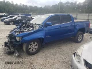 2018 Chevrolet Colorado 2WD Work Truck with VIN 1GCGSBEA6J1169246, listed as a Copart auction lot 72184604 with 74,068 mi miles and Salvage title. Bid and sale history available at DreamBid. Image 1.