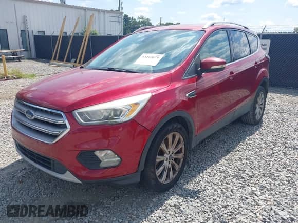 2017 Ford Escape Titanium с VIN 1FMCU0JDXHUE51357, выставлен на аукционе IAAI как лот 43212679 с пробегом 153 740 миль миль и . История ставок и продаж доступна на DreamBid. Изображение 2.