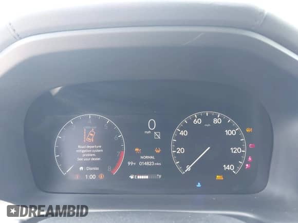 2025 Honda Odyssey Touring with VIN 5FNRL6H87SB009424, listed as a IAAI auction lot 42602484 with 14,823 mi miles and . Bid and sale history available at DreamBid. Image 7.