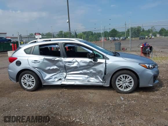 2018 Subaru Impreza Premium with VIN 4S3GTAB62J3708778, listed as a IAAI auction lot 42741555 with 105,430 mi miles and . Bid and sale history available at DreamBid. Image 13.