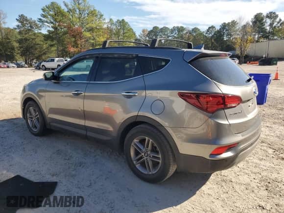 2018 Hyundai Santa Fe 2.4L with VIN 5NMZU3LB8JH106126, listed as a Copart auction lot 89670565 with 166,509 mi miles and Clean title. Bid and sale history available at DreamBid. Image 2.