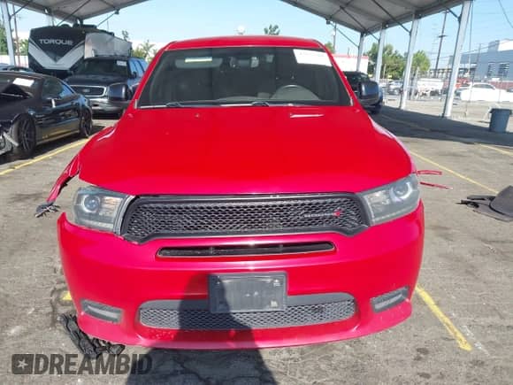 2019 Dodge Durango GT Plus with VIN 1C4RDJDG3KC525483, listed as a IAAI auction lot 42827208 with 106,587 mi miles and . Bid and sale history available at DreamBid. Image 13.