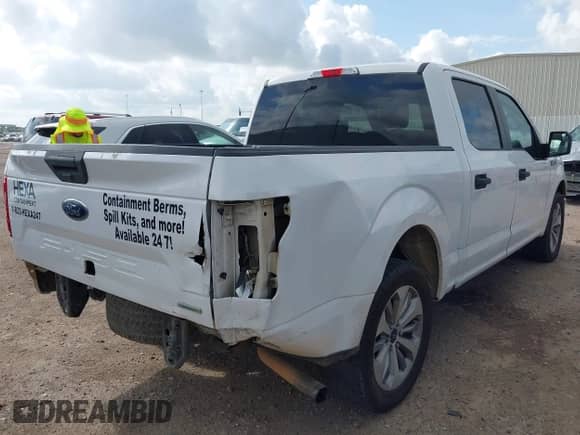 2018 Ford F-150 XL with VIN 1FTEW1CP8JKD66135, listed as a IAAI auction lot 42573829 with 223,821 mi miles and . Bid and sale history available at DreamBid. Image 4.