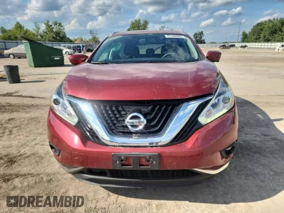 2017 Nissan Murano Platinum with VIN 5N1AZ2MH8HN127935, listed as a Copart auction lot 71104945 with 48,290 mi miles and Salvage title. Bid and sale history available at DreamBid. Image 5.