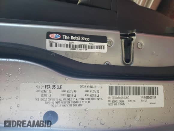 2016 Chrysler 300 Anniversary Edition с VIN 2C3CCARG4GH182547, выставлен на аукционе Copart как лот 48281965 с пробегом 115 611 миль миль и Списание • Salvage title. История ставок и продаж доступна на DreamBid. Изображение 13.