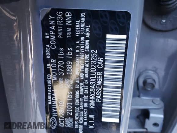 2020 Hyundai Venue SEL с VIN KMHRC8A3XLU023252, выставлен на аукционе Copart как лот 69951972 с пробегом 12 354 миль миль и . История ставок и продаж доступна на DreamBid. Изображение 13.