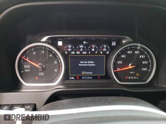 2020 Chevrolet Silverado 1500 LTZ с VIN 3GCUYGET8LG295144, выставлен на аукционе Copart как лот 74630394 с пробегом 43 125 миль миль и Списание • Salvage title. История ставок и продаж доступна на DreamBid. Изображение 9.