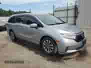 2021 Honda Odyssey EX-L with VIN 5FNRL6H74MB011108, listed as a Copart auction lot 70639845 with 154,827 mi miles and Salvage title. Bid and sale history available at DreamBid. Image 4.