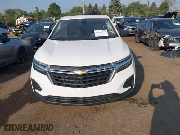 2023 Chevrolet Equinox LS with VIN 3GNAXSEG9PL225300, listed as a IAAI auction lot 43265044 with 46,668 mi miles and . Bid and sale history available at DreamBid. Image 12.