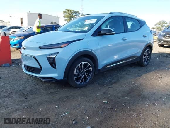 2023 Chevrolet Bolt EUV Premier с VIN 1G1FZ6S09P4148224, выставлен на аукционе IAAI как лот 43288041 с пробегом 22 435 миль миль и . История ставок и продаж доступна на DreamBid. Изображение 2.