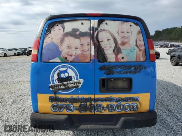 2003 Chevrolet Express Passenger with VIN 1GAHG39U931238507, listed as a Copart auction lot 68338574 with 107,736 mi miles and Clean title. Bid and sale history available at DreamBid. Image 6.
