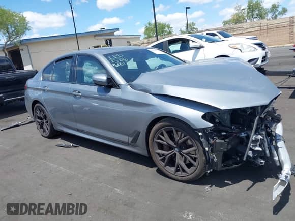 2023 BMW 5 Series 530i with VIN WBA53BH03PWY06061, listed as a IAAI auction lot 42236501 with 25,672 mi miles and . Bid and sale history available at DreamBid. Image 14.