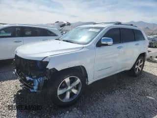 2015 Jeep Grand Cherokee Overland with VIN 1C4RJFCG5FC665760, listed as a Copart auction lot 80539065 with 168,319 mi miles and Clean title. Bid and sale history available at DreamBid. Image 1.