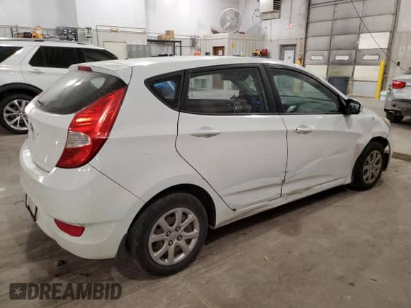 2013 Hyundai Accent GS with VIN KMHCT5AE6DU102716, listed as a Copart auction lot 84627125 with 192,978 mi miles and Salvage title. Bid and sale history available at DreamBid. Image 3.
