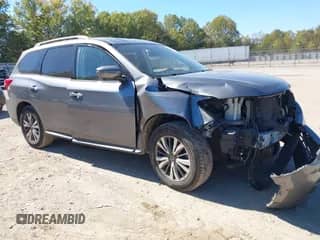 2019 Nissan Pathfinder S with VIN 5N1DR2MN3KC605426, listed as a IAAI auction lot 43461401 with 141,565 mi miles and . Bid and sale history available at DreamBid. Image 1.
