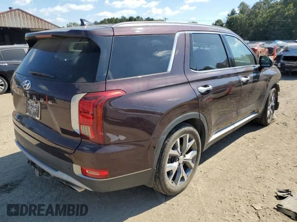2020 Hyundai Palisade SEL with VIN KM8R44HE8LU034702, listed as a Copart auction lot 87097355 with Not provided miles and Clean title. Bid and sale history available at DreamBid. Image 3.