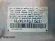 2005 Honda Accord LX with VIN 1HGCM56445A115261, listed as a Copart auction lot 70729955 with 294,372 mi miles and Salvage title. Bid and sale history available at DreamBid. Image 12.