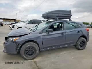2017 Subaru Impreza with VIN 4S3GTAA67H1715166, listed as a Copart auction lot 55089645 with 121,311 mi miles and Salvage title. Bid and sale history available at DreamBid. Image 1.