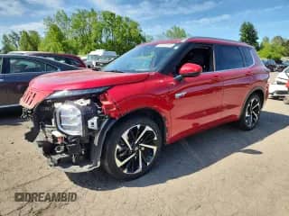 2023 Mitsubishi Outlander SEL with VIN JA4T5VA91PZ061818, listed as a Copart auction lot 58700415 with 34,574 mi miles and Salvage title. Bid and sale history available at DreamBid. Image 1.