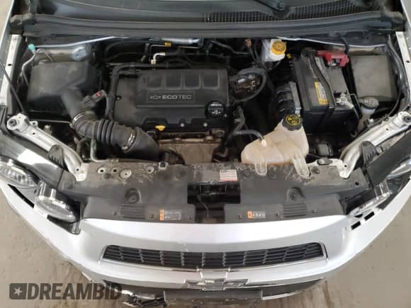 2016 Chevrolet Sonic LT with VIN 1G1JC6SB5G4182464, listed as a Copart auction lot 80868175 with 14,855 mi miles and Salvage title. Bid and sale history available at DreamBid. Image 11.