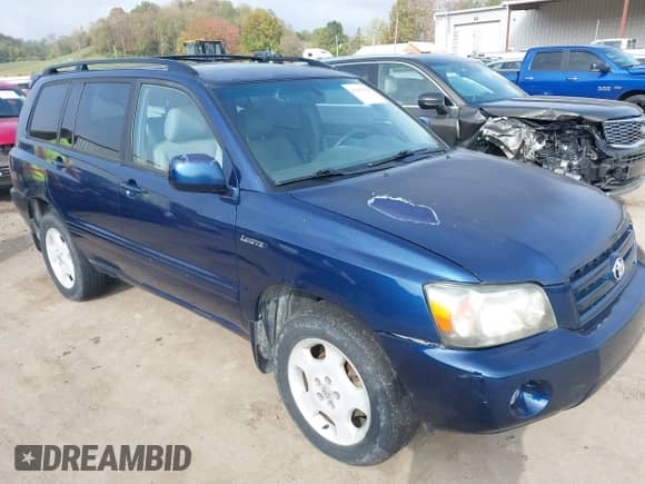 2006 Toyota Highlander Sport z VIN JTEEP21A360138947, wystawiony jako IAAI lot #43451119 z przebiegiem 168 085 mil mil oraz . Historia ofert i sprzedaży dostępna na DreamBid. Obrazek 1.