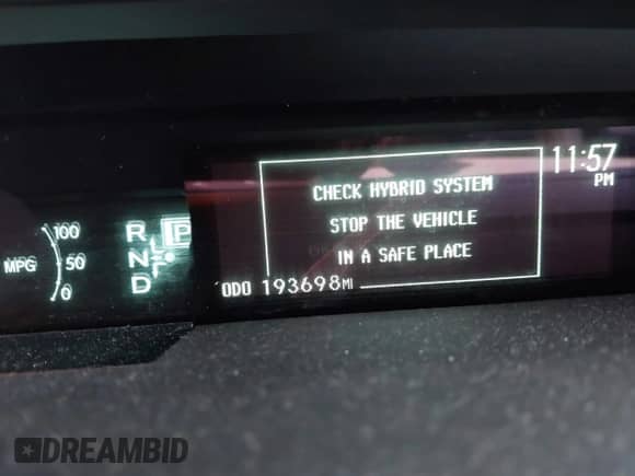 2013 Toyota Prius One с VIN JTDKN3DU5D0345362, выставлен на аукционе IAAI как лот 43100629 с пробегом 193 698 миль миль и . История ставок и продаж доступна на DreamBid. Изображение 15.