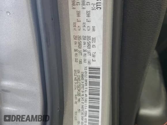 2016 Dodge Durango R/T with VIN 1C4SDJCT5GC341265, listed as a Copart auction lot 82257175 with 105,859 mi miles and Salvage title. Bid and sale history available at DreamBid. Image 14.