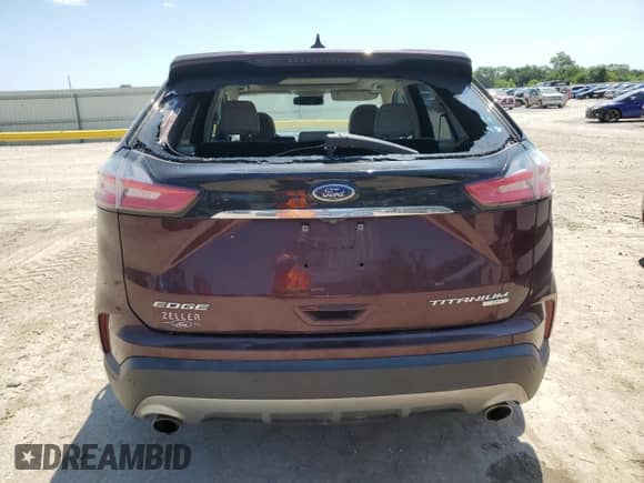 2019 Ford Edge Titanium with VIN 2FMPK3K90KBB36583, listed as a Copart auction lot 64875295 with 114,690 mi miles and Salvage title. Bid and sale history available at DreamBid. Image 6.