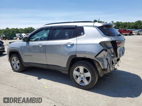 2022 Jeep Compass Latitude с VIN 3C4NJDBB4NT211804, выставлен на аукционе Copart как лот 66072475 с пробегом 29 266 миль миль и Списание • Salvage title. История ставок и продаж доступна на DreamBid. Изображение 2.