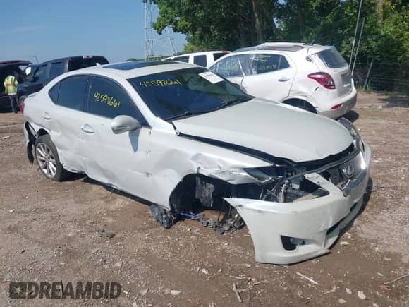 2009 Lexus IS 250 z VIN JTHCK262592029117, wystawiony jako IAAI lot #42598661 z przebiegiem 228 690 mil mil oraz . Historia ofert i sprzedaży dostępna na DreamBid. Obrazek 1.