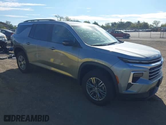 2024 Chevrolet Traverse AWD LT с VIN 1GNEVGKS2RJ158739, выставлен на аукционе IAAI как лот 43333360 с пробегом 16 550 миль миль и . История ставок и продаж доступна на DreamBid. Изображение 1.