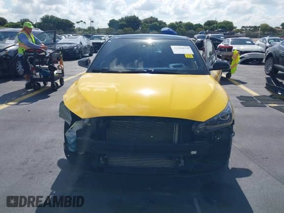 2019 Hyundai Veloster Turbo R-Spec z VIN KMHTH6AB8KU005978, wystawiony jako IAAI lot #42300630 z przebiegiem 55 273 mil mil oraz . Historia ofert i sprzedaży dostępna na DreamBid. Obrazek 6.