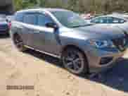 2018 Nissan Pathfinder SV with VIN 5N1DR2MN0JC677439, listed as a IAAI auction lot 43446831 with 180,185 mi miles and . Bid and sale history available at DreamBid. Image 1.