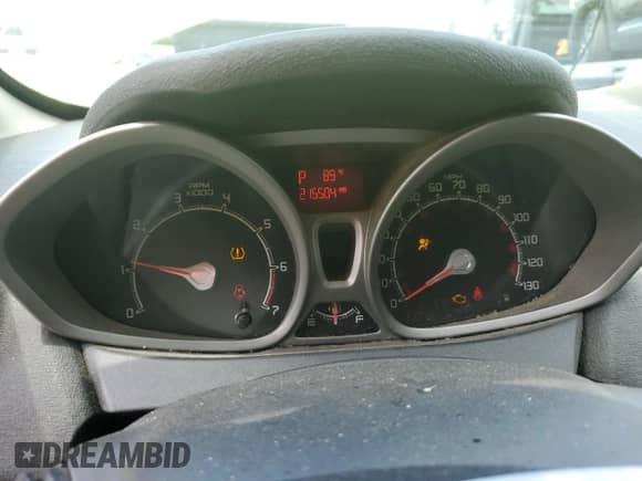 2012 Ford Fiesta SES with VIN 3FADP4FJ2CM103917, listed as a Copart auction lot 64542735 with 215,504 mi miles and Salvage title. Bid and sale history available at DreamBid. Image 9.