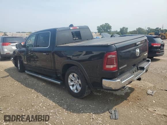 2021 Ram 1500 Laramie z VIN 1C6SRFJT6MN682974, wystawiony jako Copart lot #67428645 z przebiegiem 76 480 mil mil oraz Szkoda całkowita • Salvage title. Historia ofert i sprzedaży dostępna na DreamBid. Obrazek 2.