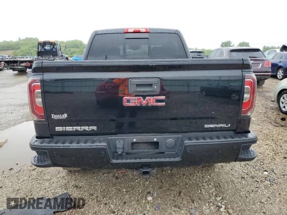 2017 GMC Sierra 1500 Denali with VIN 3GTP1PEJ1HG407886, listed as a Copart auction lot 57746585 with 90,410 mi miles and Salvage title. Bid and sale history available at DreamBid. Image 6.