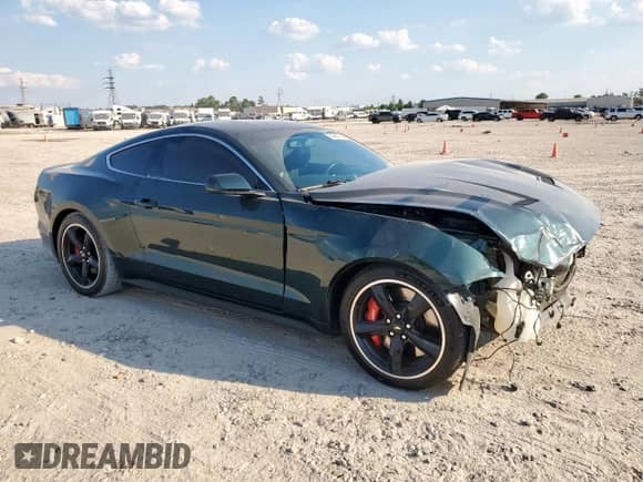 2019 Ford Mustang Bullitt z VIN 1FA6P8K06K5505327, wystawiony jako Copart lot #84645265 z przebiegiem 35 250 mil mil oraz Szkoda całkowita • Salvage title. Historia ofert i sprzedaży dostępna na DreamBid. Obrazek 4.