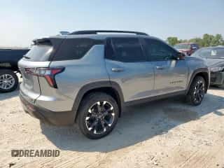 2025 Chevrolet Equinox FWD RS с VIN 3GNAXLEG2SL105787, выставлен на аукционе Copart как лот 81307515 с пробегом 11 445 миль миль и Списание • Salvage title. История ставок и продаж доступна на DreamBid. Изображение 3.