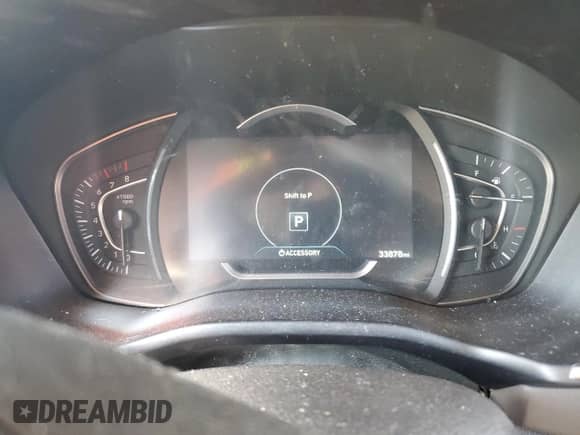2020 Hyundai Santa Fe Limited with VIN 5NMS5CAA8LH224785, listed as a Copart auction lot 71546875 with 33,878 mi miles and Salvage title. Bid and sale history available at DreamBid. Image 9.