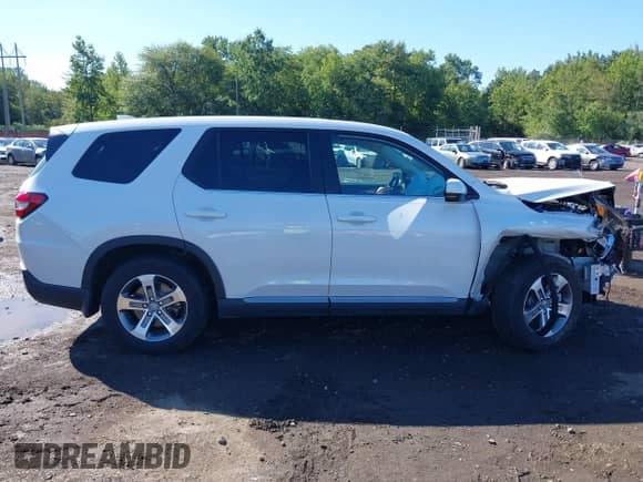 2024 Honda Pilot EX-L with VIN 5FNYG1H45RB008220, listed as a IAAI auction lot 43053453 with 21,503 mi miles and . Bid and sale history available at DreamBid. Image 13.